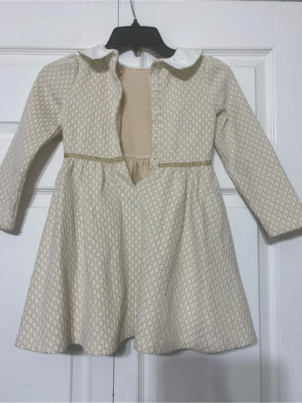 Janie and Jack the sparkled collared dress size 5
